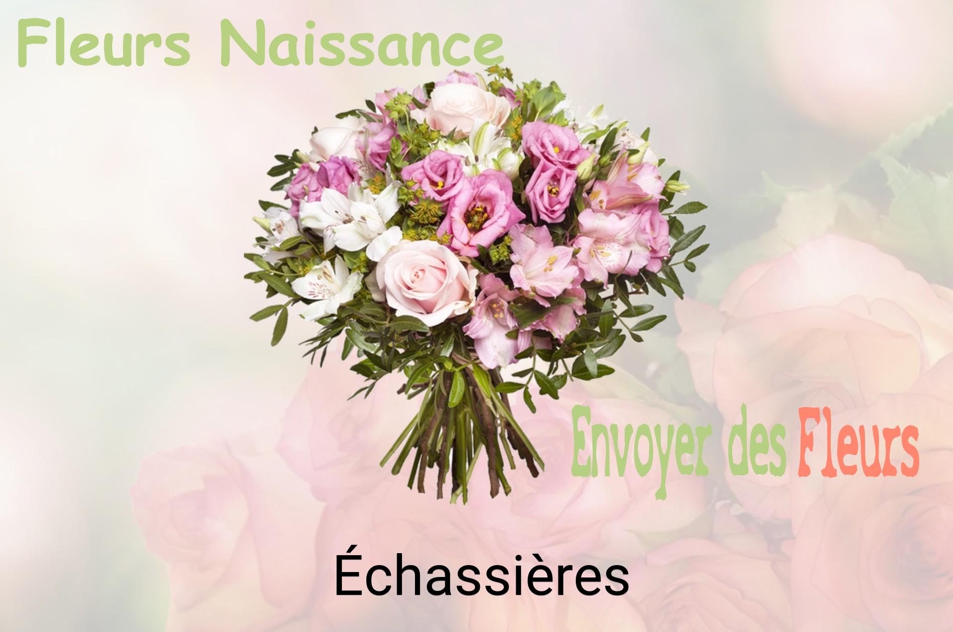 Bouquet de fleurs de naissance livré à Échassières
